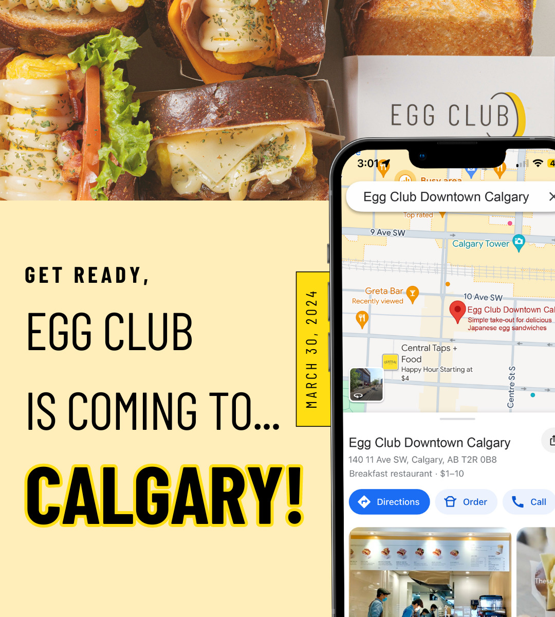 Egg Club is Coming to Calgary